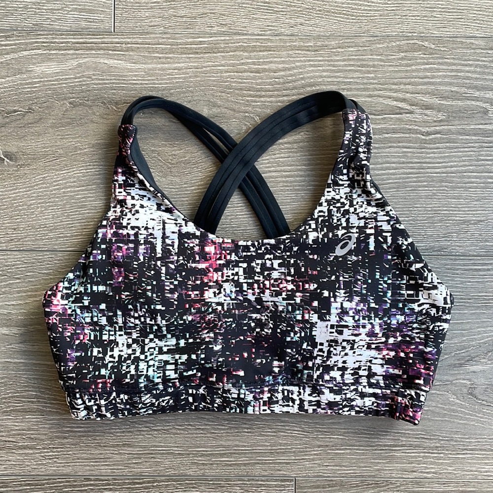 ASICS Multi-Color Sports Bra Size Small